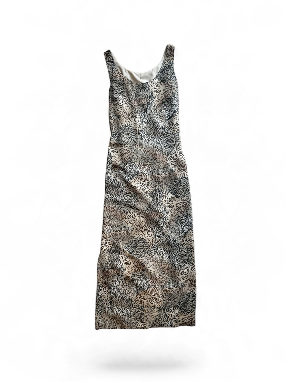 Vintage Y2K Mixed Animal Print Maxi Dress – XL